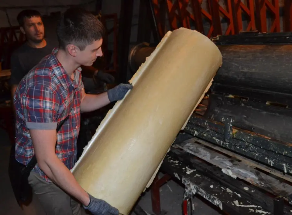 Испытание новой скорлупной системы для скорлуп ППУ