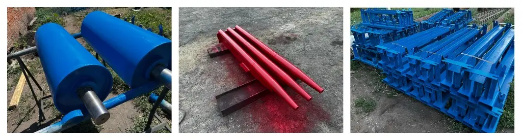 окрашенные металлические элементы